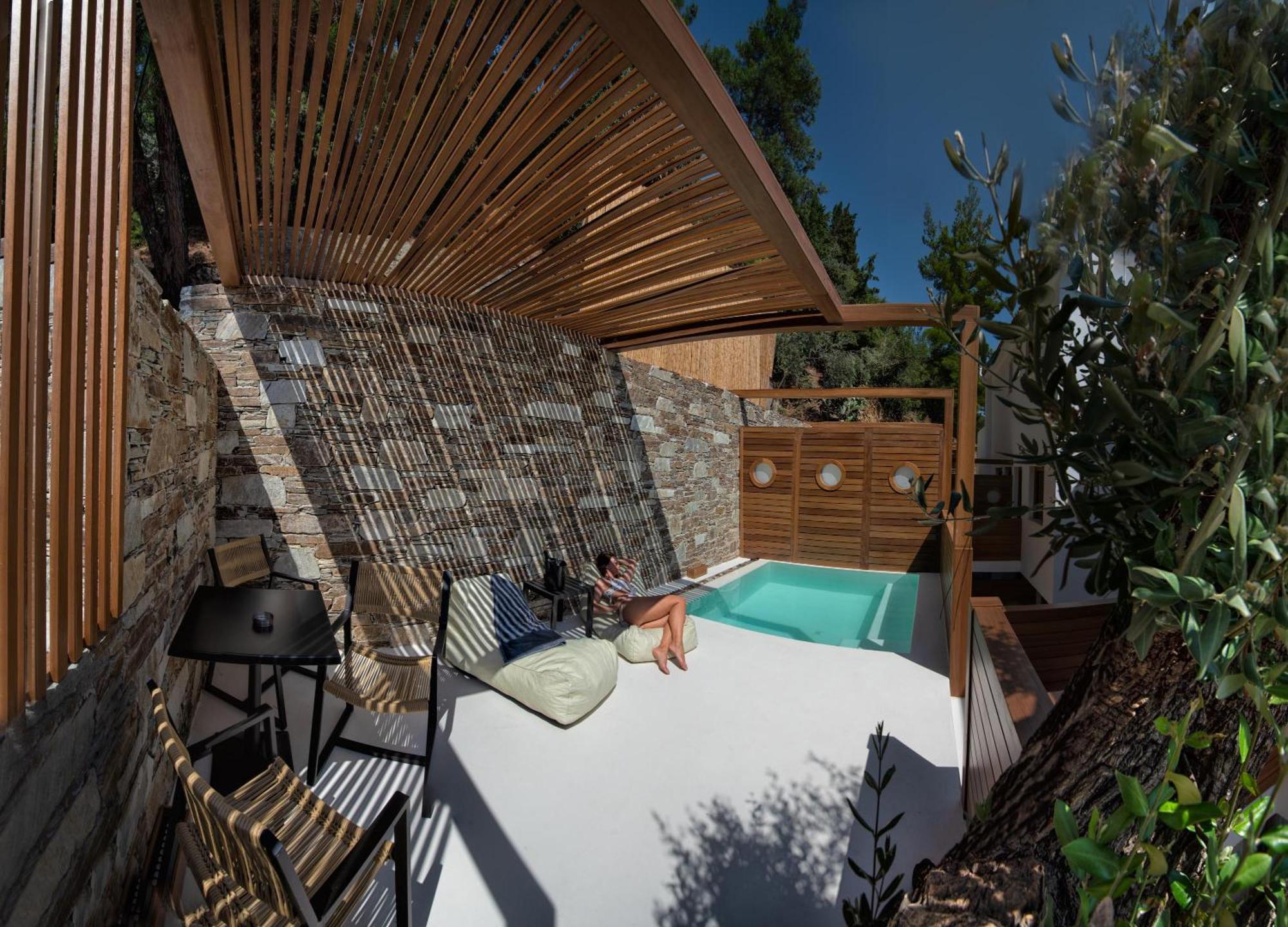 Natura Luxury Boutique Hotel Skopelos Loutraki  Exteriör bild